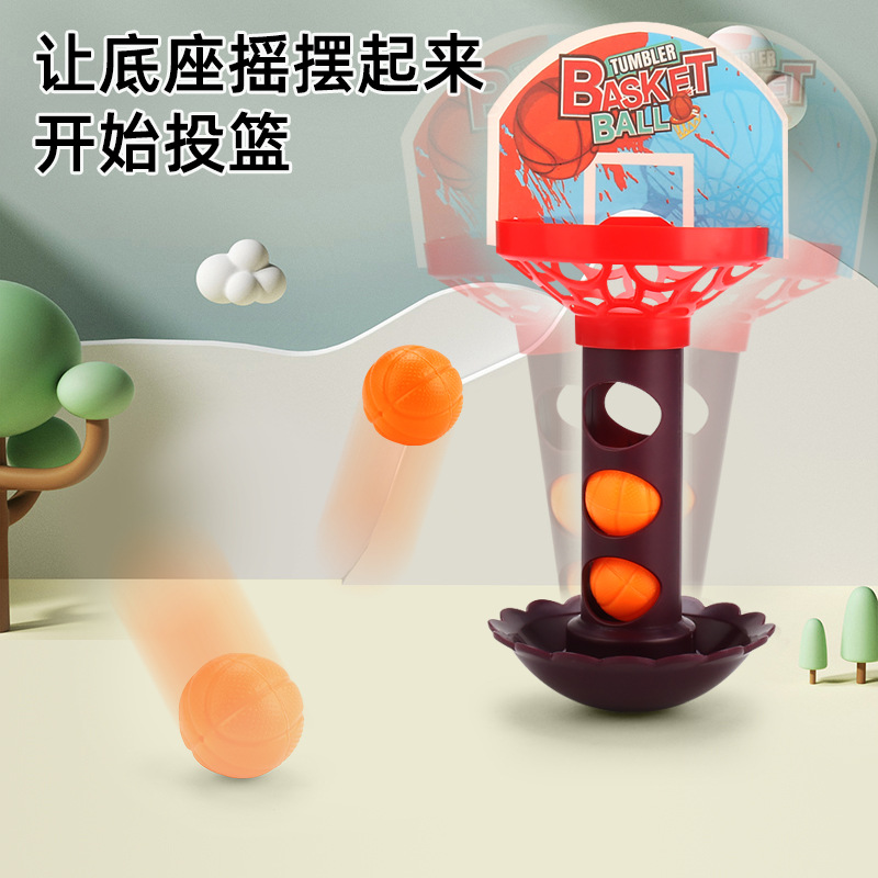 Divertido juego de disparos de vaso transfronterizo rebotando baloncesto juego de escritorio creativo interactivo entre padres e hijos juguetes para niños