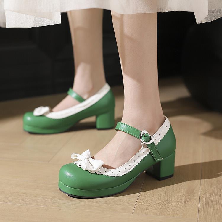 Footwear, shoes with bow, for import, plus size, Amazon