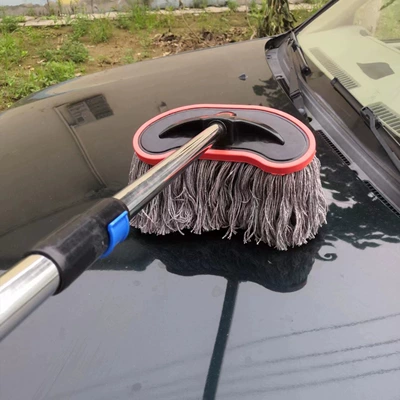 Car cleaning tools – Direct Supply - 12m-board-buckle-rod-encrypted-cotton-thread-car-wash-brush