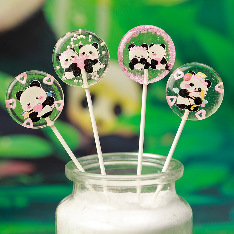 약간 달콤한 막대사탕 1개