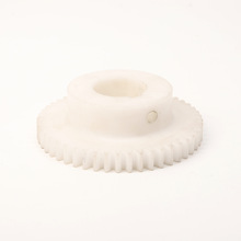 厂家供应MC浇铸尼龙皮壳机齿轮包装机械配件白色塑料齿轮传动装置