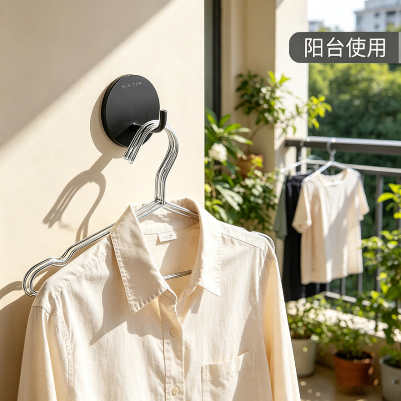 Cross-Border Round-Shaped Hook, Stainless Steel, No-Drill Self-Adhesive Hook, Strong Traceless Wall-Mounted L-Shaped Hook, Clothes Hook Cross-Border Round-Shaped Hook, Stainless Steel, No-Drill Self-Adhesive Hook, Strong Traceless Wall-Mounted L-Shaped Hook, Clothes Hook