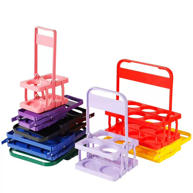 跨境TEMU一件代发啤酒提篮二瓶装饮料提架四瓶啤酒架六瓶装塑料啤