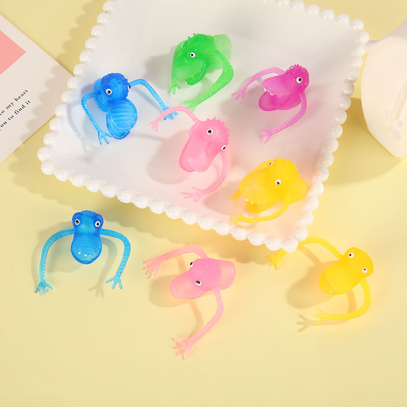 Creative Novelty Dinosaur Finger Puppet Set Mini Finger Set Toy Funny Colorful Gashapon Small Toy Thumb Set Wholesale
