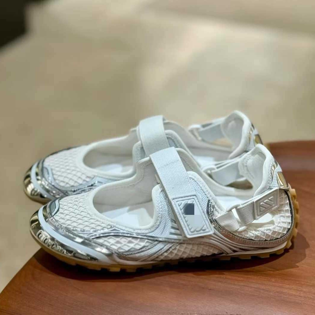 BV Dexun shoes, Wang Yibo's same model, silver mesh, unisex sports casual height-increasing Forrest Gump shoes, dad shoes