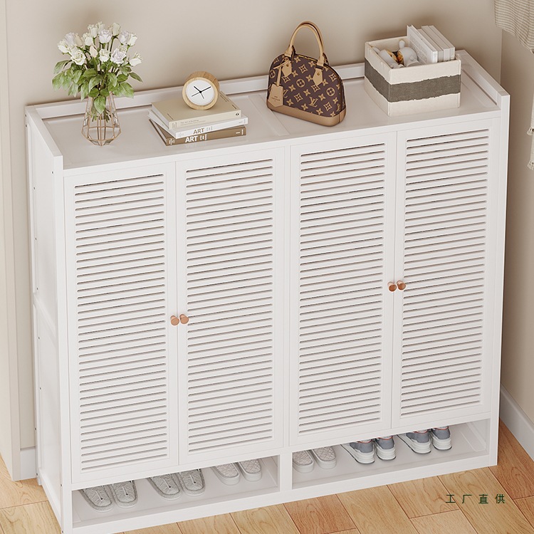 Shoe Cabinet for Home Use, Indoor and Outdoor Shoe Rack, Entryway Integrated Wall-Mounted Multi-Layer New Model 2026 Storage Cabinet