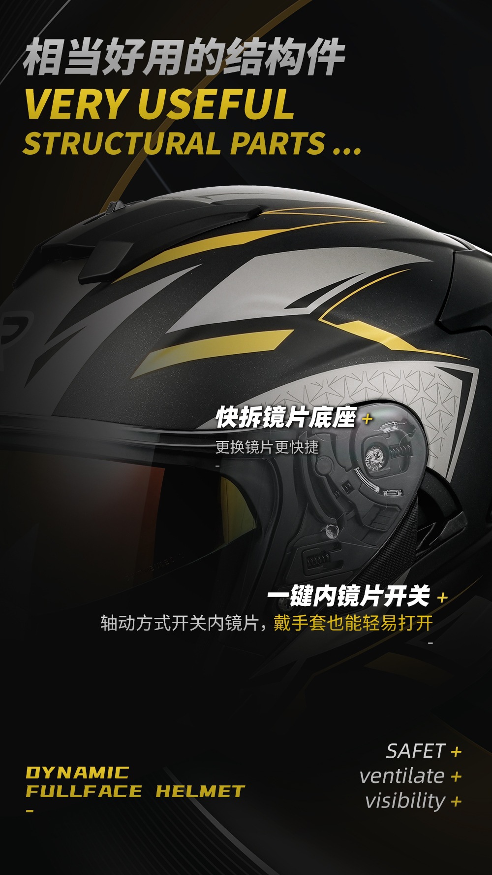 RSV 3/4 Helmet for Men, Motorcycle Half Helmet, 3/4 Electric Vehicle Summer Helmet, 3C Certified, All-Season Safety Helmet