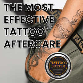 跨境外贸TATTOO BUTTER纹身修护膏保湿色彩提亮锁色纹绣皮肤护理