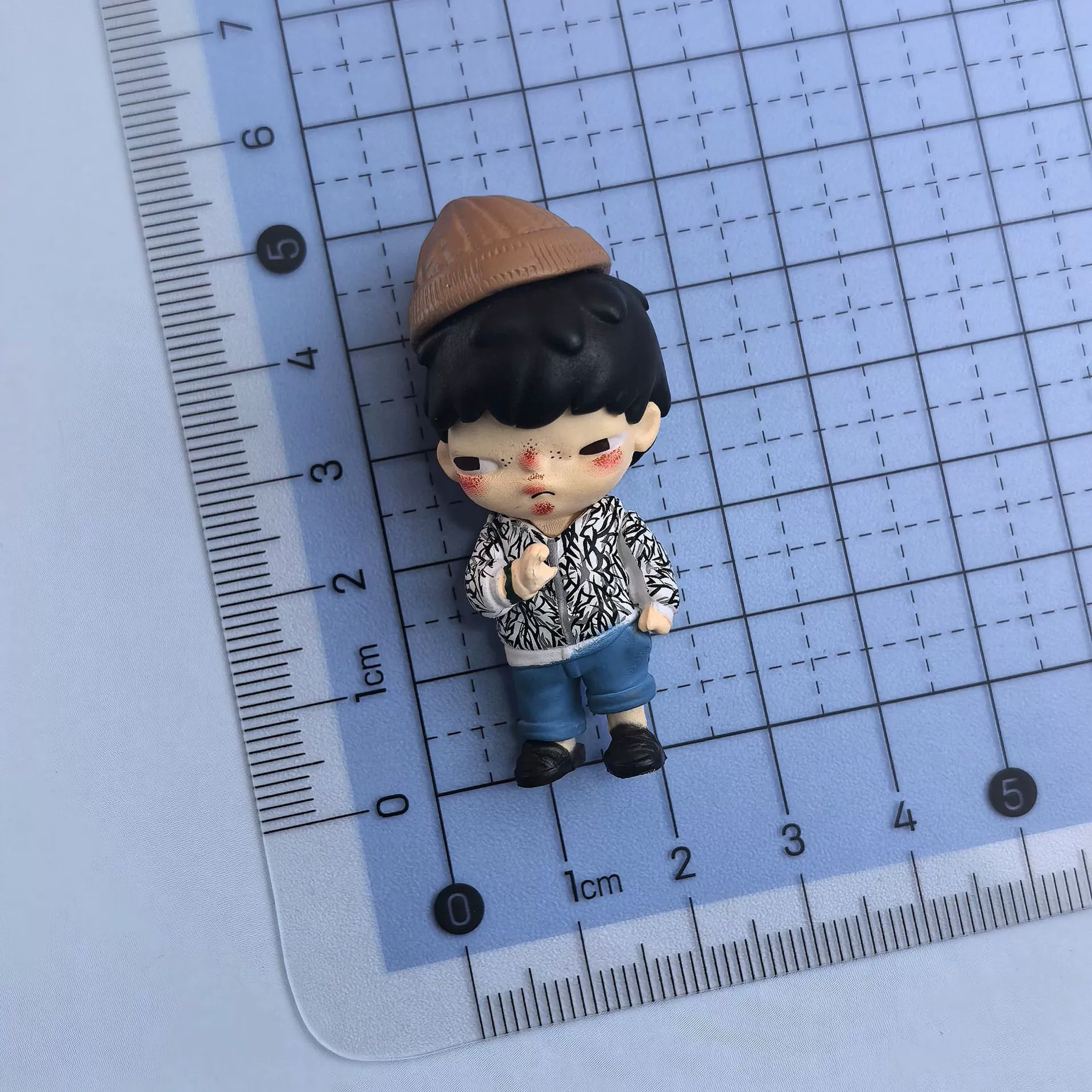 Дуайин горячий Pop Mart Hirono Ono модная игрушка фигурка милая зернистый орнамент игрушки diy аксессуары PVC кукла