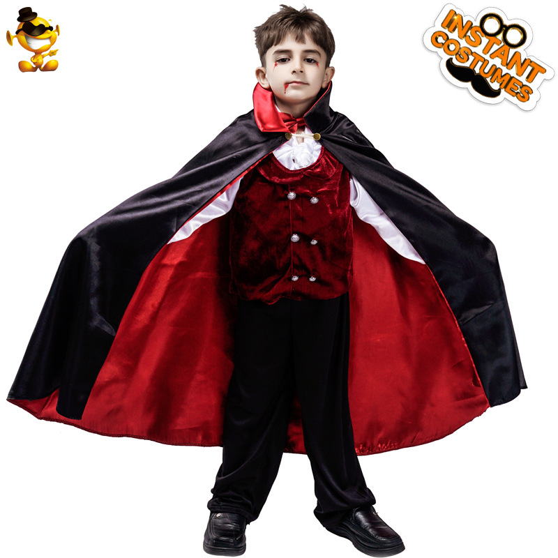 Niños de Halloween horror vampiro traje niño vampiro etapa rendimiento Cosplay