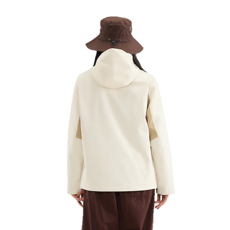 2025 otoño y invierno al aire libre traje de asalto de dos piezas conjunto desmontable chaqueta para hombres y mujeres más terciopelo grueso traje de montaña 3 en 1