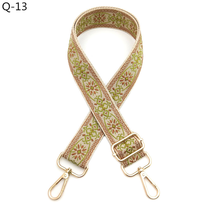 82g Weight Bag Strap Bag Accessories Type Spring Ring Trigger Clasp Closure Clasp Closure Type 1 Piece Quantity Casual, Daily Occasion Polyester Material Geometric Pattern Elegant, Ethnic Style Style 1 Piece Polyester Geometric Spring Ring Trigger Clasp Closure Bag Strap 16