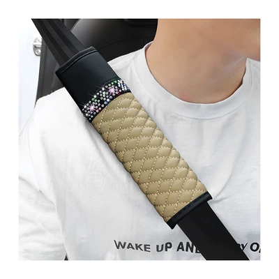 Seat belt shoulder pad — Cover Cross-Border Hot Wholesale - beige-2265