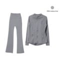 Medium Gray Flared Set