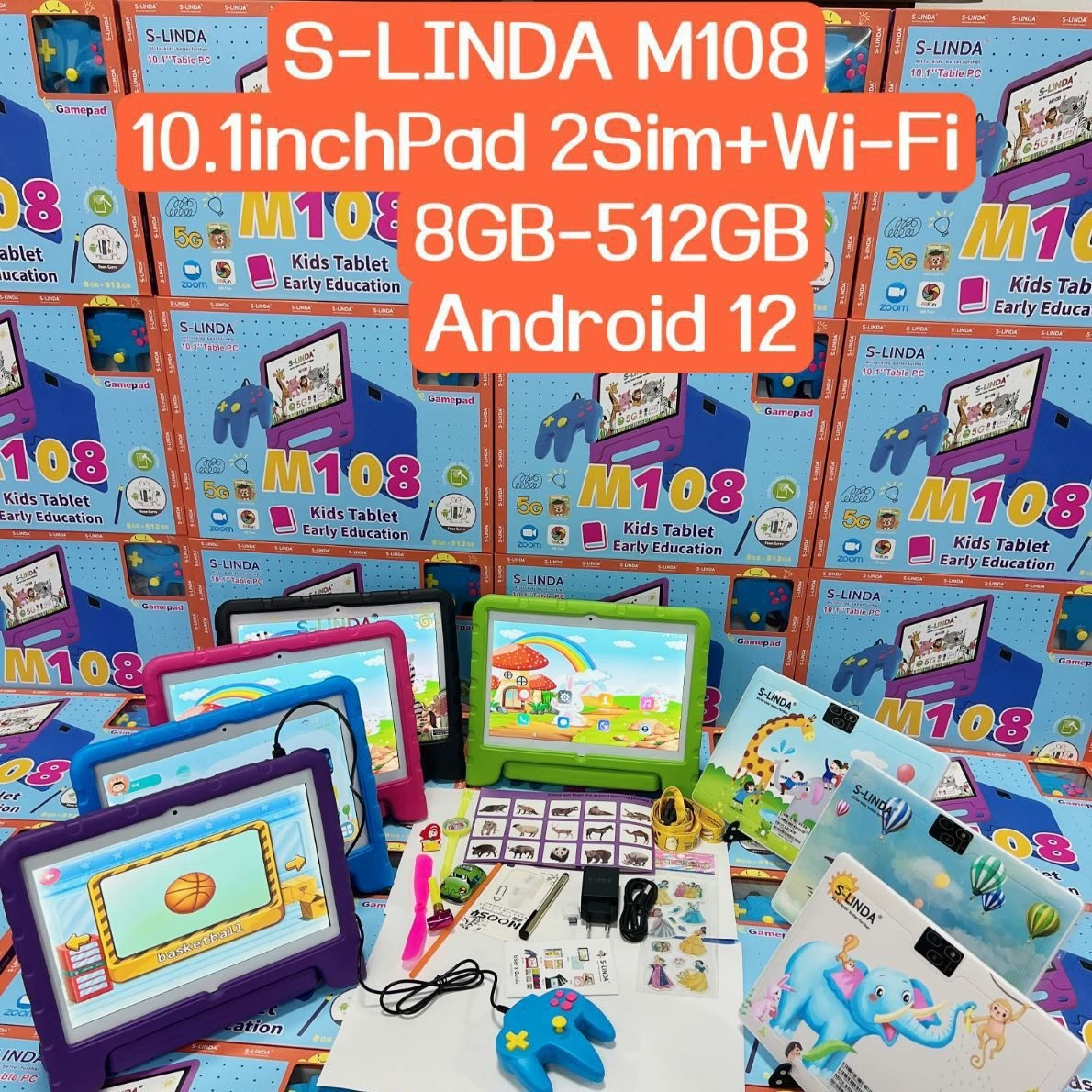 Граничная планшетная/ S-LINDA/ ZT10/ 10.1-дюймовый детский планшет с звонками SIM+Wi-Fi обучение