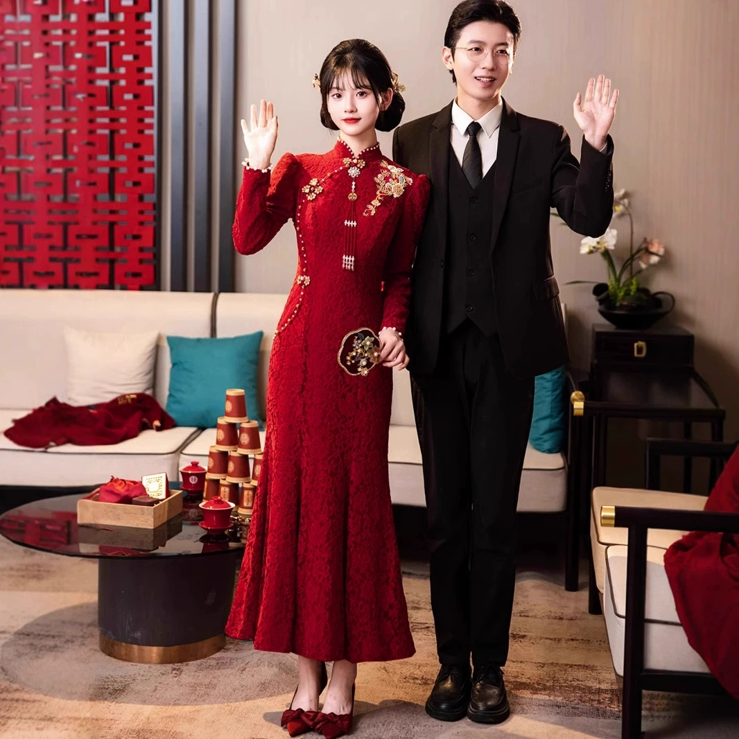 Новый зимний тост в китайском стиле 2024 новый свадебный премиум-смысл