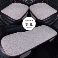 車の座布団四季通用の通気性の耐摩耗性の綿麻の亜麻の座布団の5台の乗用車の3つのセットの座布団