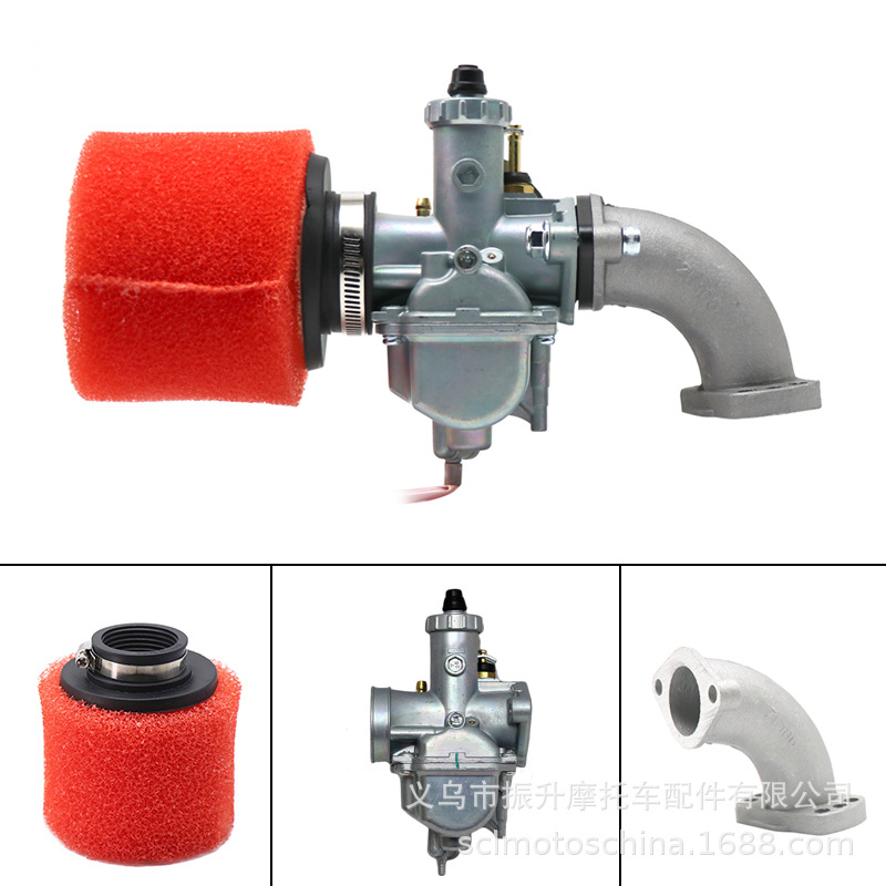 Mikuni VM22 PZ 26mm 110 125 140CC carburador interfaz porosa conector filtro de aire