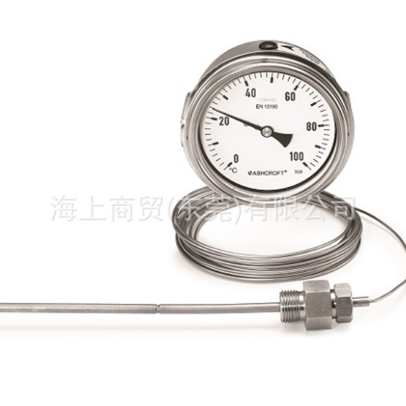 美国雅斯科Aschroft 全不锈钢气动温度表S5500 E系列双金属温度计