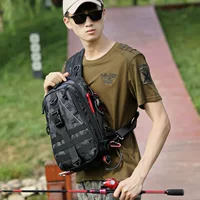 Осень 2023 Новый рюкзак Мужская уличная сумка Luya Bag Многофункциональный водонепроницаемый тактический рюкзак Одинарный рюкзак двойного назначения