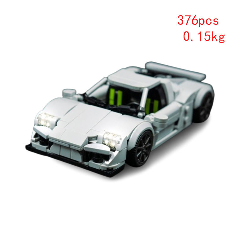 Cross-border Hot-selling In-stock MOC-152528 Small Particle Assembly Building Block Toy Racing Car DIY Gift Model_voghion.com