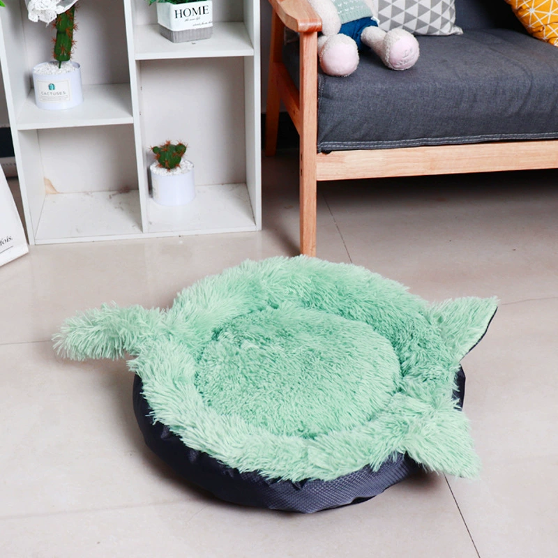 Креативный кошачий спальный коврик плюшевые кошачьи уши гнездо для домашних животных Четыре сезона Универсальные Длинные волосы мультфильм кошачья Конура собачья кровать
