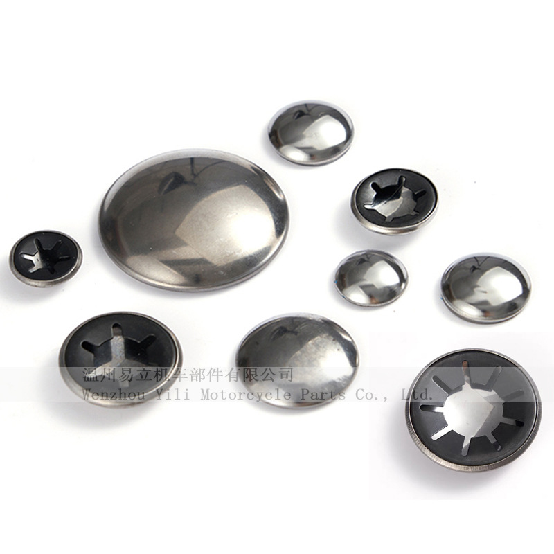 五金汽摩配浙江本公司304/316/201/310不锈钢带盖梅花垫圈垫片