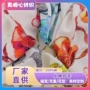 印花数码人造棉人棉连衣裙