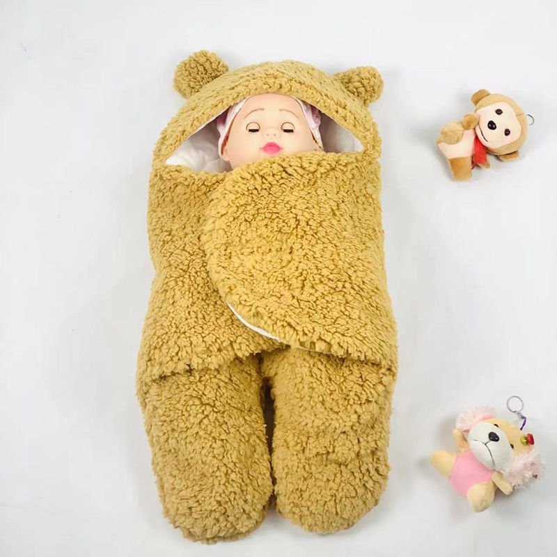 Edredón de bebé Otoño e Invierno edredón grueso manta de bebé recién nacido pañales de bebé toalla edredón suministros