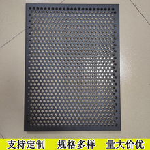 【金屬護罩】黑色沖孔網定制 加工機箱散熱網孔板 通風圓孔沖孔板