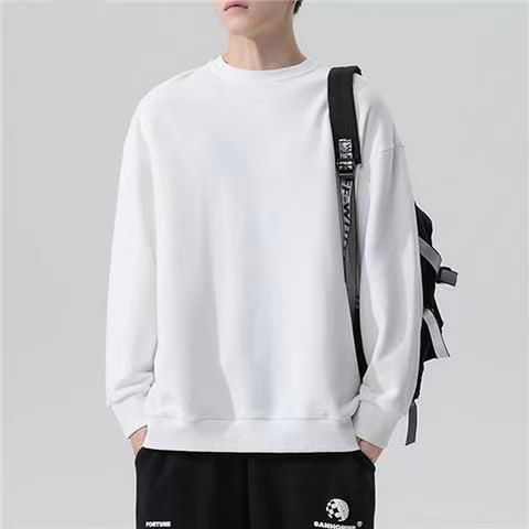 Herren Kapuzen Pullover Lange Ärmel Basic Einfarbig display picture 3