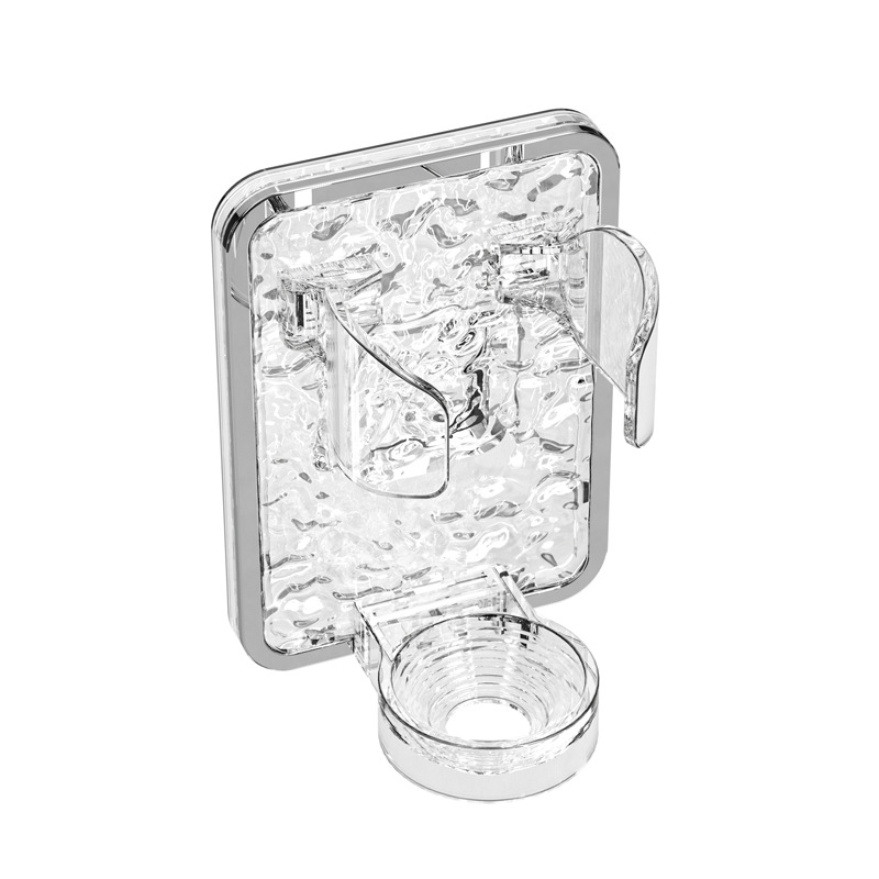 Estante de cepillo de dientes eléctrico, dientes sin perforación de pared, colgador de cepillo de dientes, afeitadora de baño, soporte para productos para el cuidado de la piel