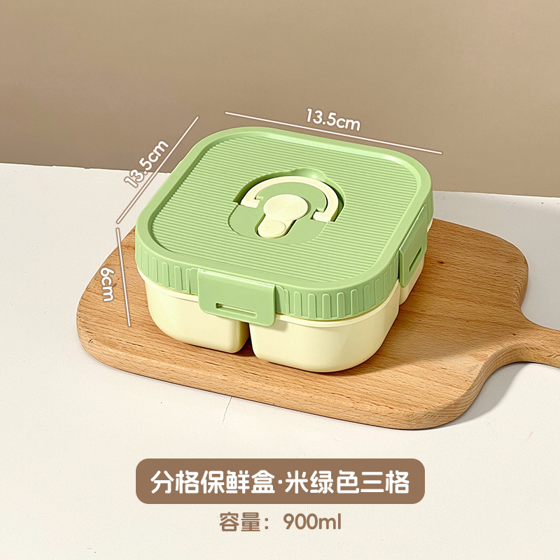 Caja de almuerzo de frutas para niños con microondas, caja de almuerzo portátil para estudiantes de primaria, caja de alimentos frescos para picnic