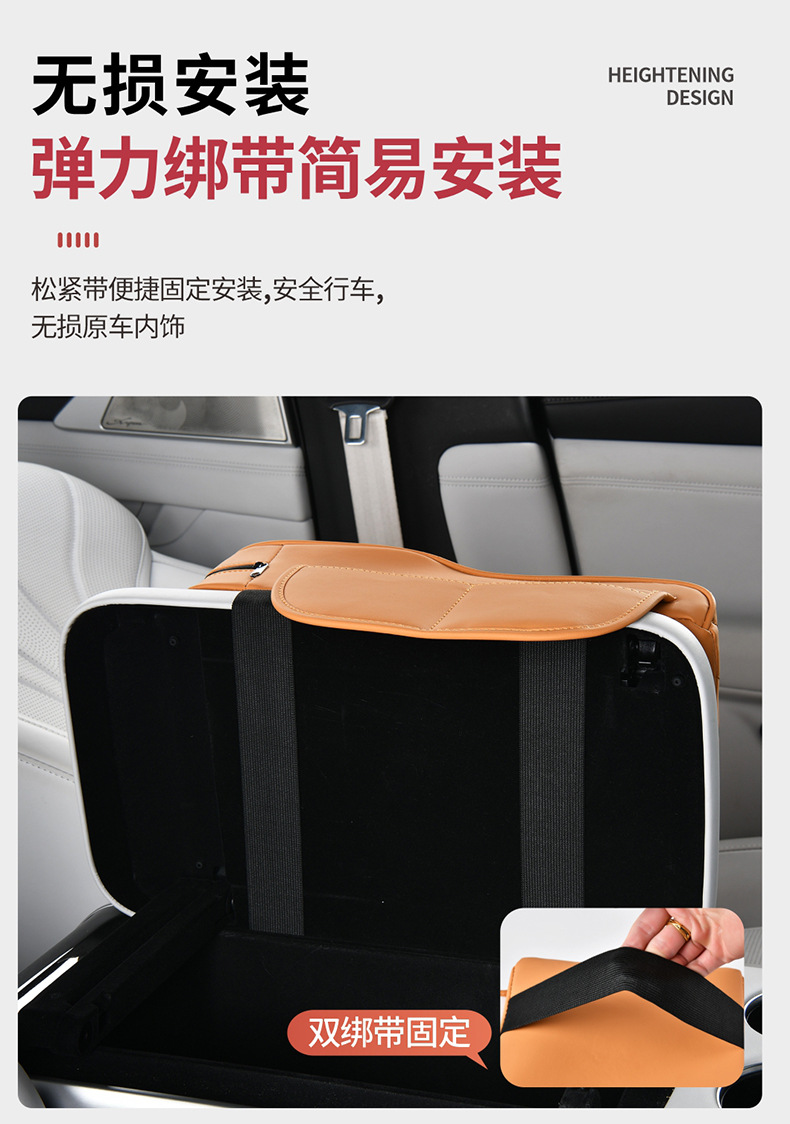 Colorful Cup Holder with Height Adjustment for Car Armrest Box, Multifunctional Tissue Box and Water Cup Holder for Central Seat Storage