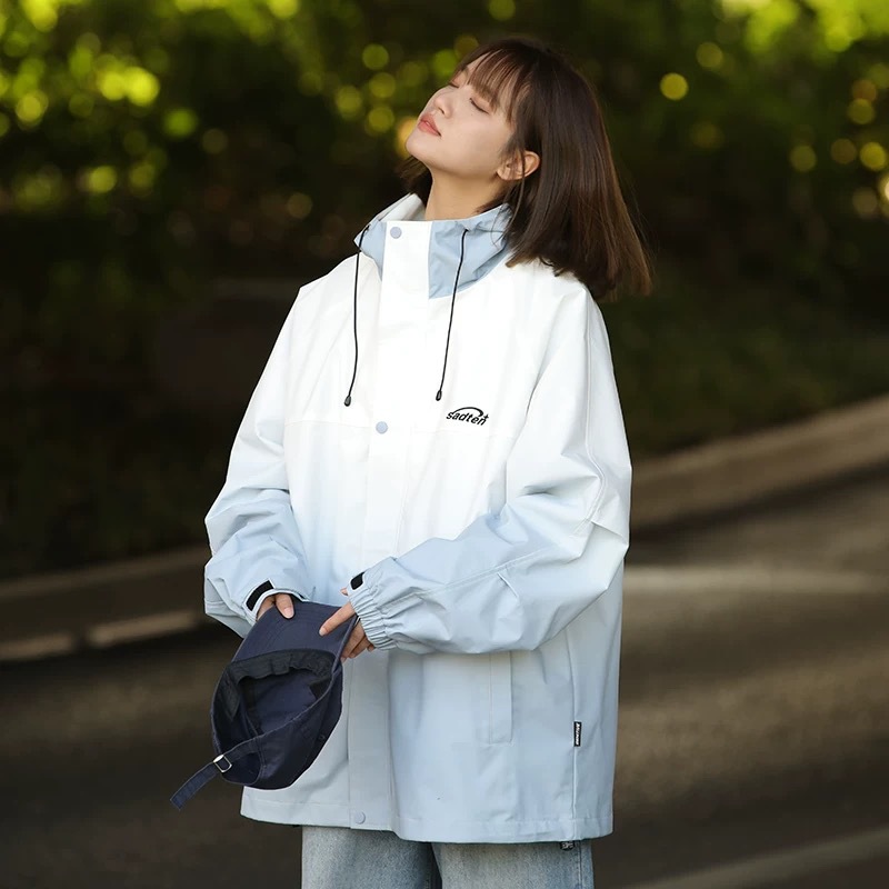 Gradient Charge Jacket Women's Spring and Autumn Fashioning Brand American Jacket Men's Outdoor Windproof Waterproof Windbreaker Couple Clothes