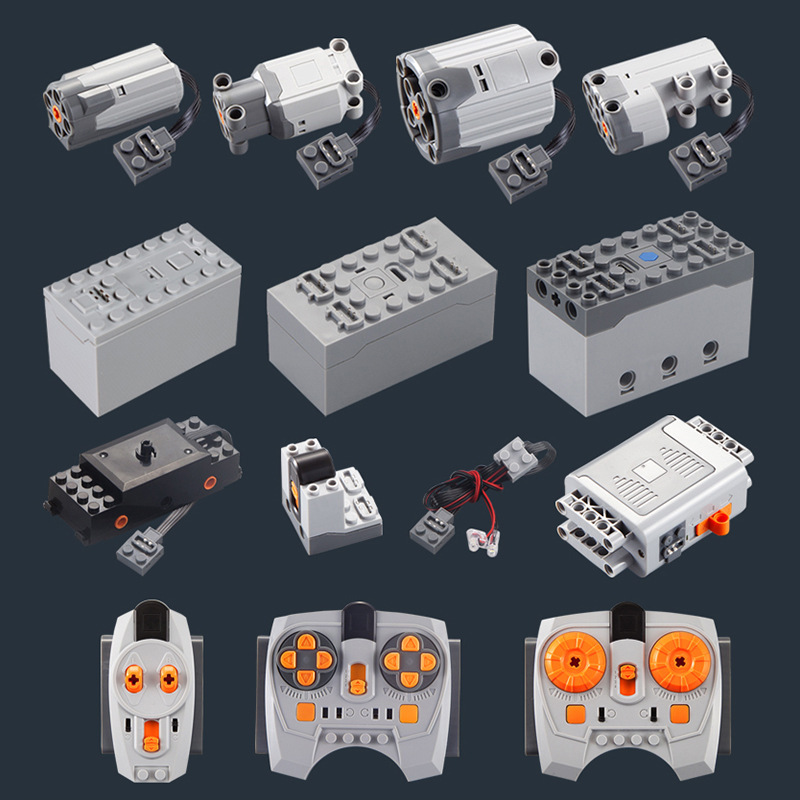 Compatible with Lego Small Particle Motor ev3 Building Block Toy Motor Mechanical Set MOC Plug-in PF Technology Spare Parts