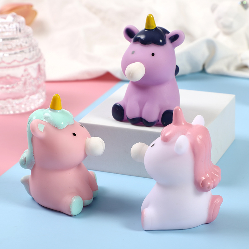 Descompresión burbuja soplando cerdo lindo burbuja soplando squeeze pato descompresión ventilación juguete infantil cerdo burbuja soplando pellizco música