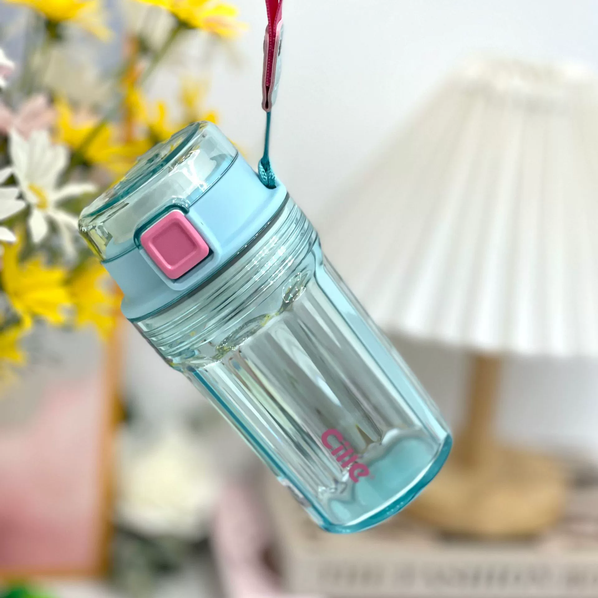 希乐 Coffee summer plastic high quality handheld home cute tea cup