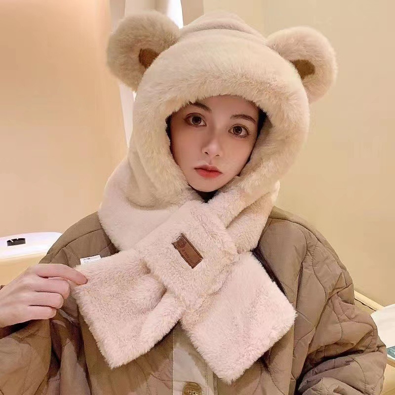 冬季保暖头套成人帽毛绒三件套卡通帽子雷锋帽户外骑行保暖儿童帽|undefined