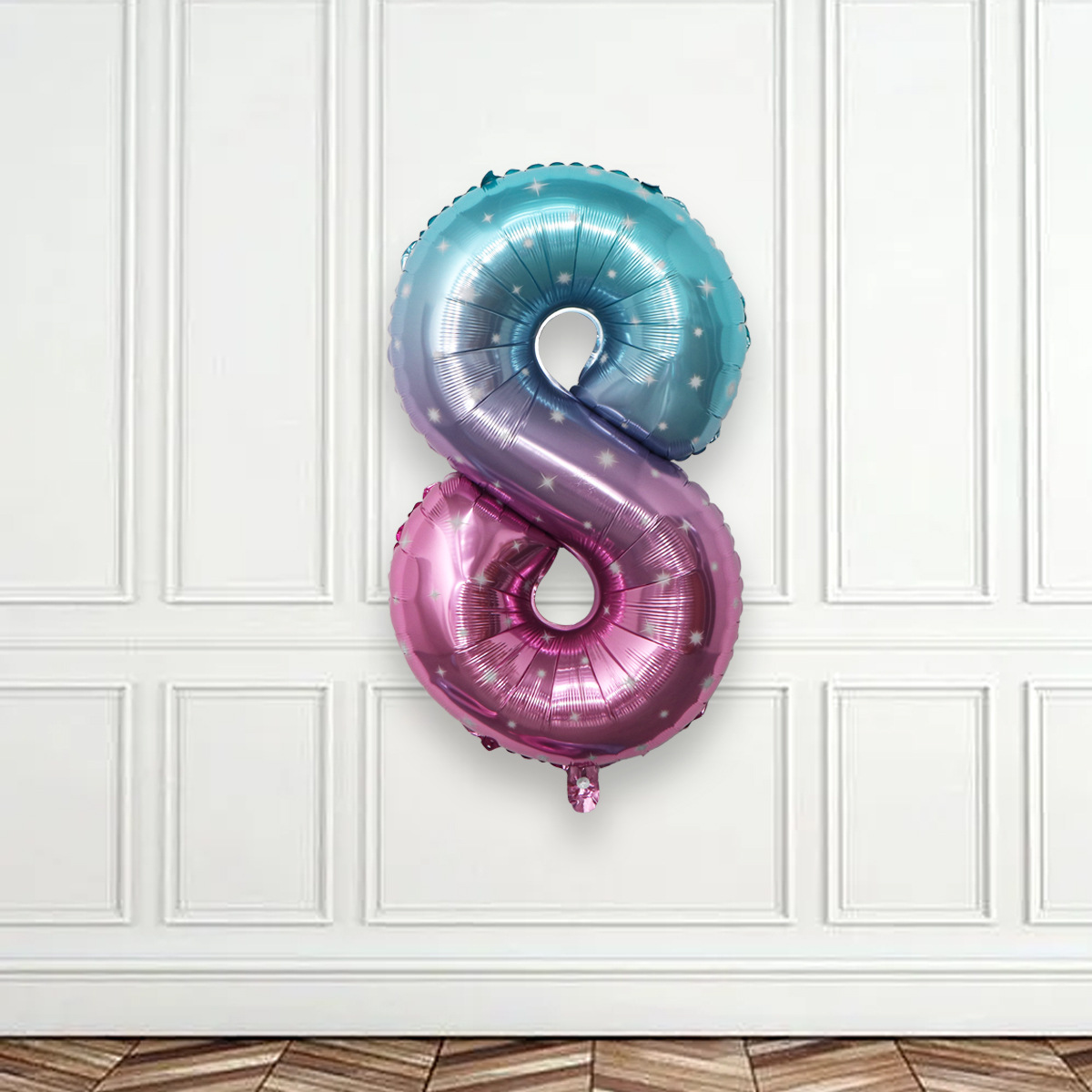 Globo digital transfronterizo fiesta globo al por mayor cumpleaños decoración de la boda película de aluminio de 32 pulgadas cielo estrellado versión americana Digital