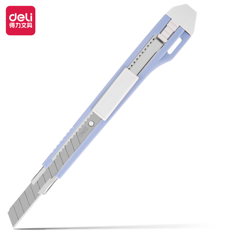 Déli cuchillo de arte de metal 2031, cuchillo de corte de papel de oficina doméstica, cuchillo de papel pintado SK5 image 7