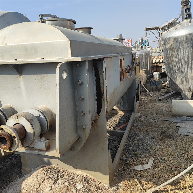 转让双轴桨叶干燥机   空心式干燥设备 二手20平方空心式干燥机