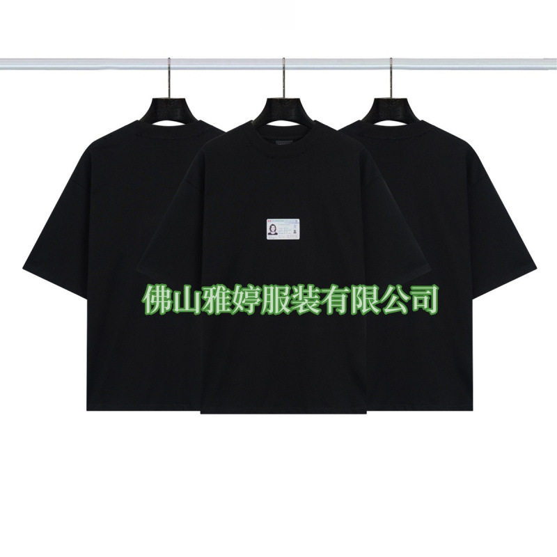高品質クロスボーダーアメリカンスタイル25ss夏新作No.10ユニフォームレタールーズ半袖Tシャツ卸売|undefined