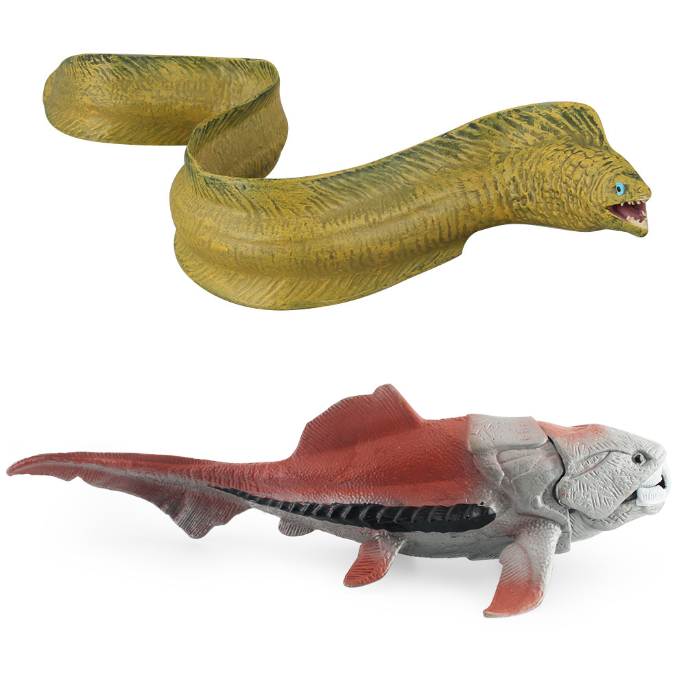 Cross-border sourcing simulation ocean creatures eel dogfish marlin solid bottom animals children's toy cognitive