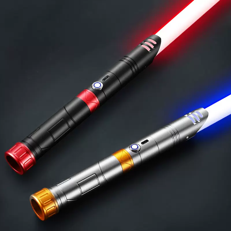 新款星球大战激光剑 光剑变装儿童玩具16色二合一金属激光剑批发