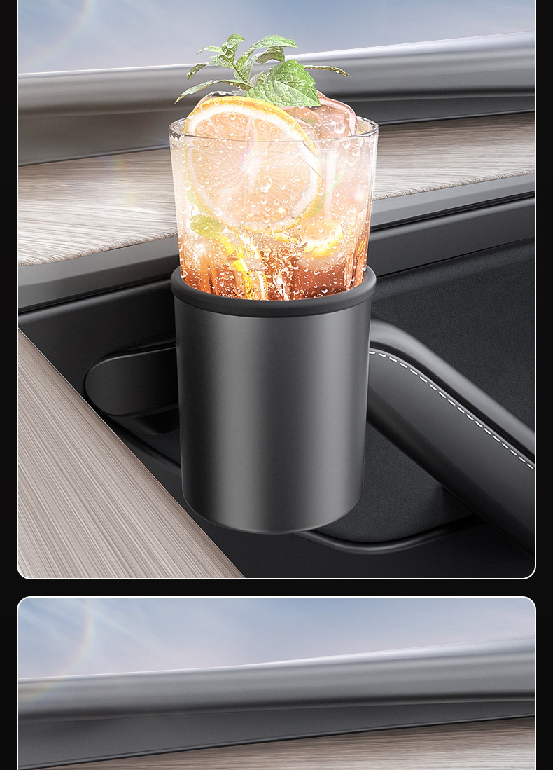 Suitable for Tesla Yl New Version Model 3/Y Door Cup Holder Storage Box Special Cup Holder Accessories