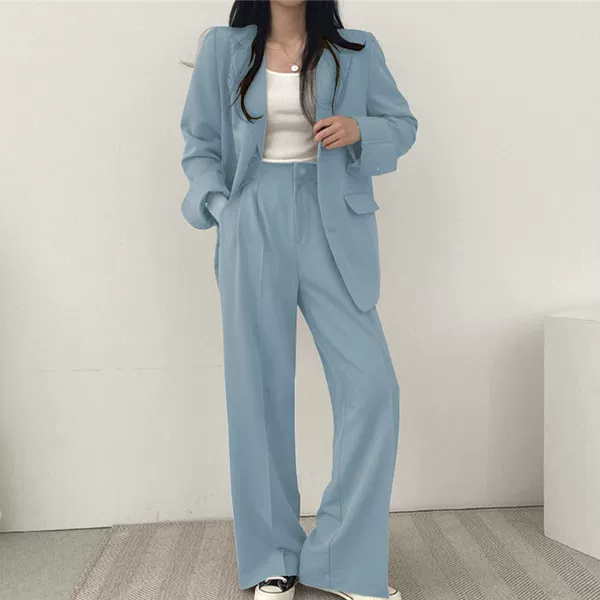 Blue set, jacket, trousers