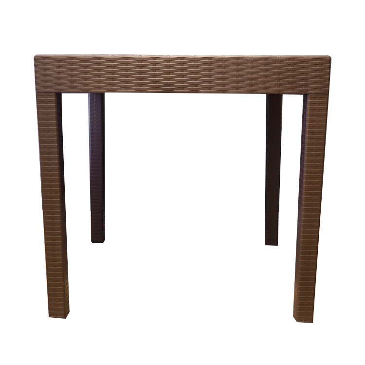 Mesa de café acrílica imitación de caña mesa de té lujosa alta sensación PP moderna simple mesa de té