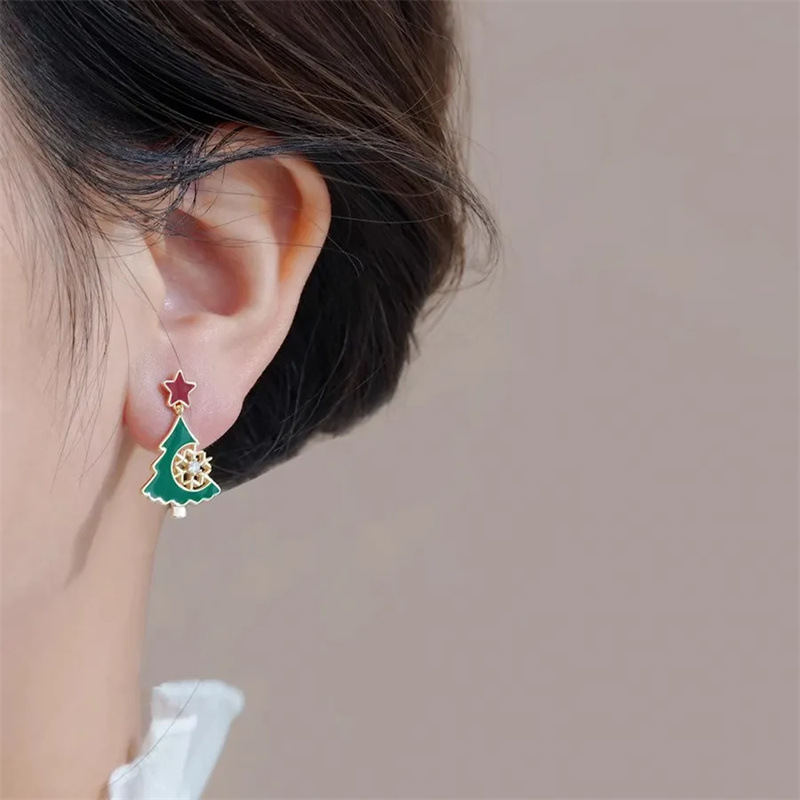 Orecchini pendenti albero di natale – gioielli donna eleganti_voghion.com