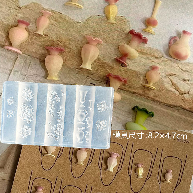 JC 人形レリーフネイルアート装飾高透明モールドメイクアップ猫ミシン猫 DIY 接着剤 UV 接着剤モールド|undefined